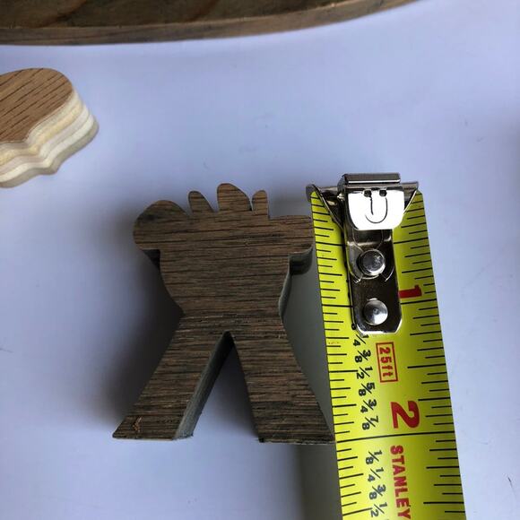 Vintage Handmade Wooden Nativity Set Rustic Creche Christmas Home Decor - Picture 8 of 9